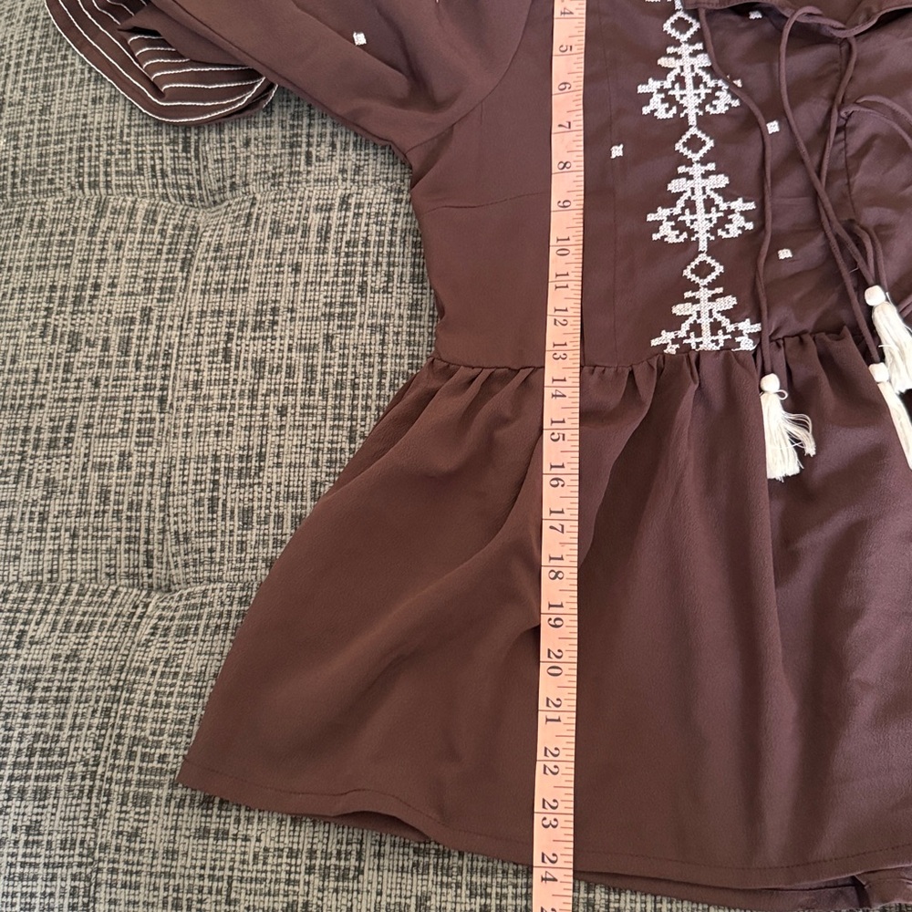 PlusS Collection | Embroidered Boho Top - Picture 5 of 7